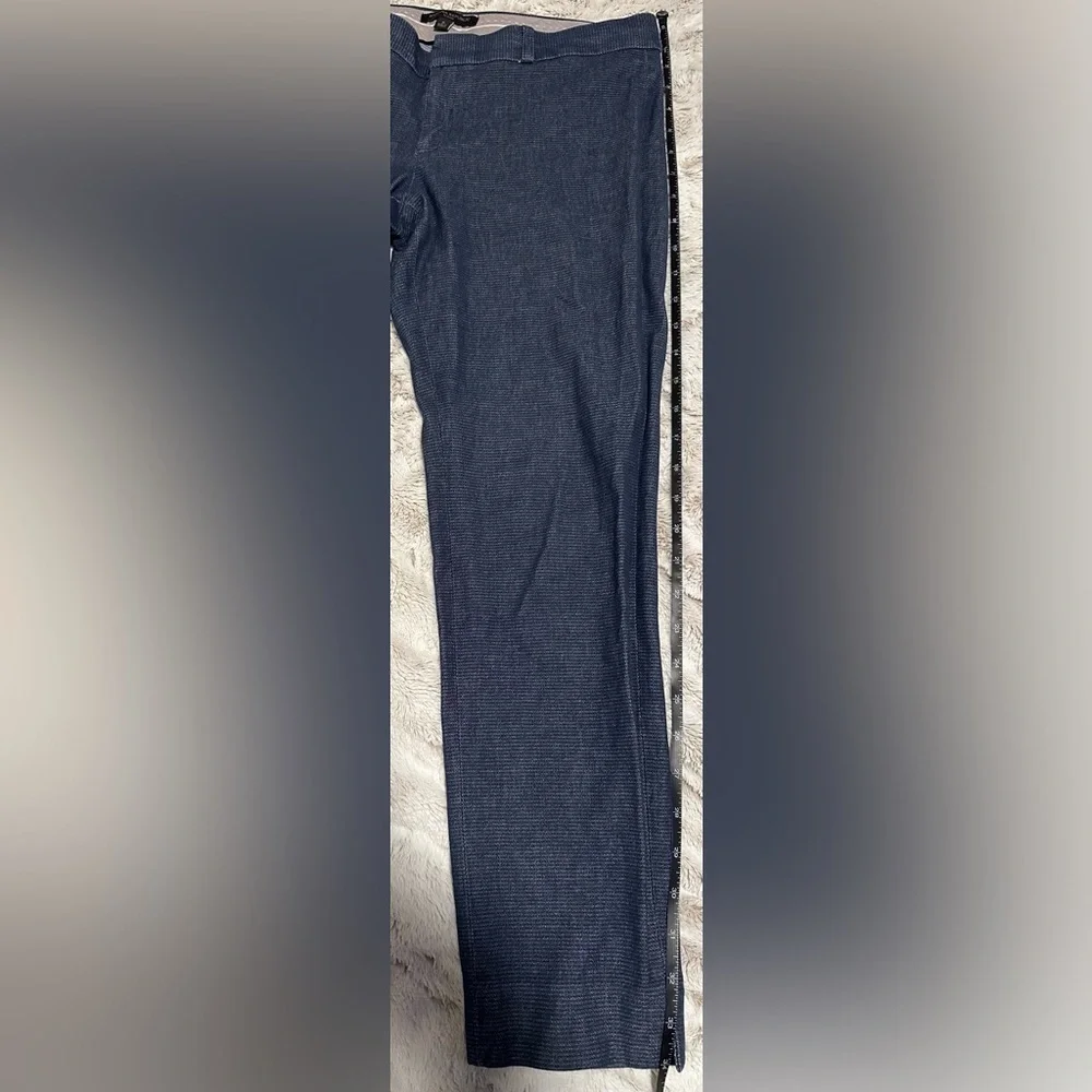 Banana Republic Sloan Pants Blue Chambray Slim Ankle - Picture 7 of 15